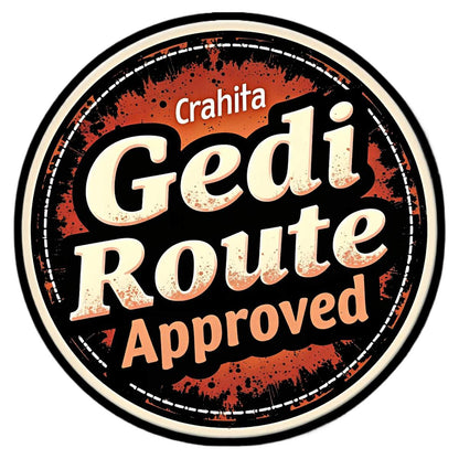 Gedi Route Approved Bumper Sticker