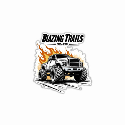 Racing Trails Car Bumper Sticker