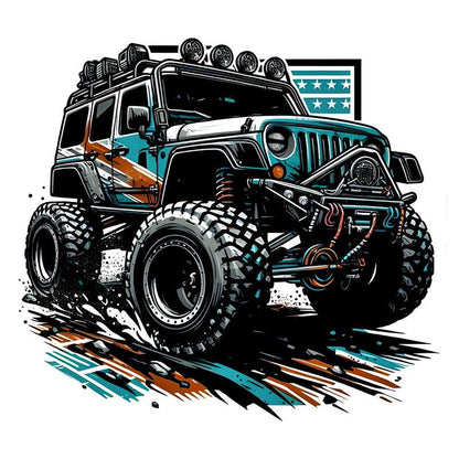 Monster Truck (Black) Bumper Sticker