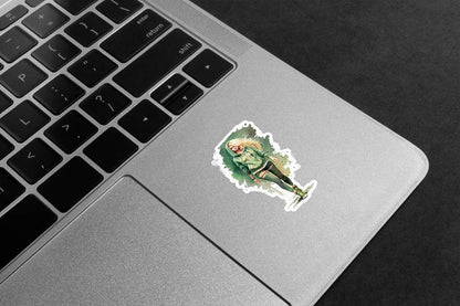 Blonde Hoodie Style Premium Vinyl Stickers