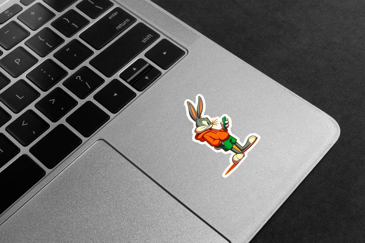 Bugs Bunny Phone Check Premium Vinyl Stickers