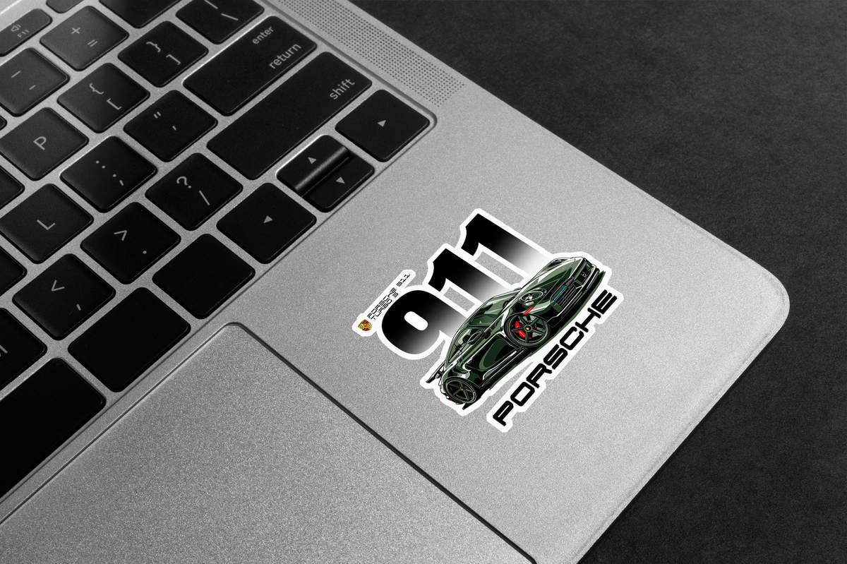 Porsche 911 Turbo S Premium Vinyl Stickers