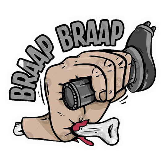Braap Braap Throttle Premium Vinyl Stickers
