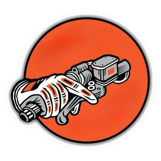 Motorcycle Brake Hand Premium Vinyl Stickers