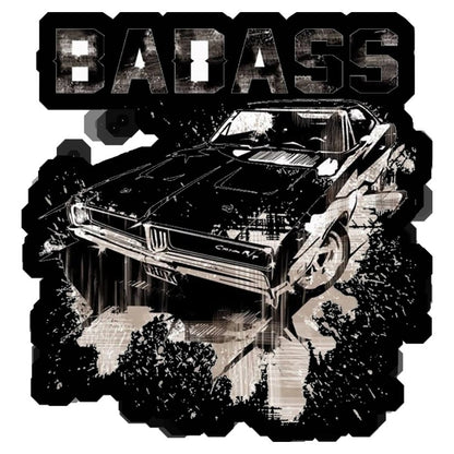 Badass Muscle Car Premium Vinyl Stickers