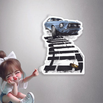 Road Bullet Car Premium Vinyl Stickers
