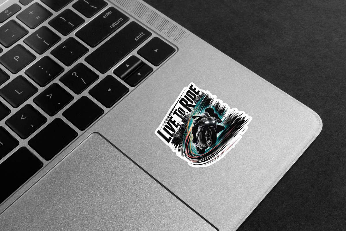 Live To Ride City Premium Vinyl Stickers
