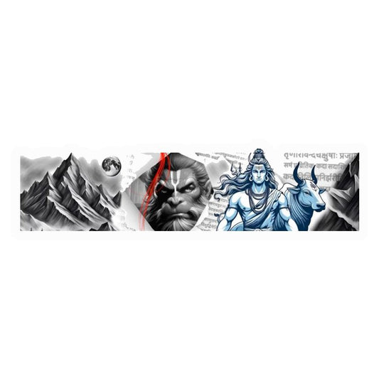 Shiva Hanuman Divine Premium Vinyl Stickers