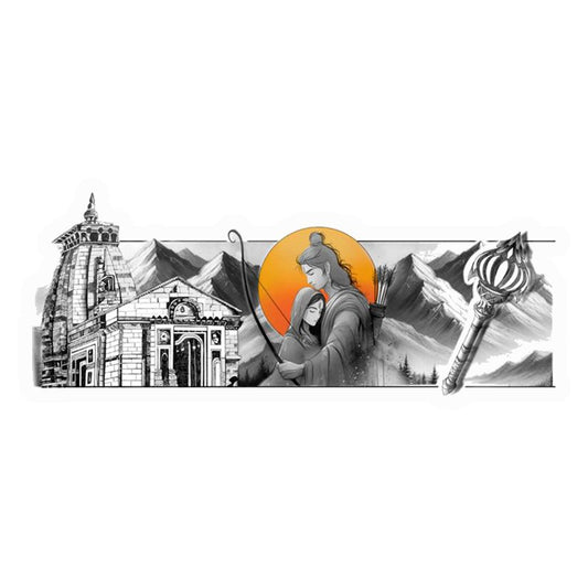 Ram Sita Embrace Premium Vinyl Stickers