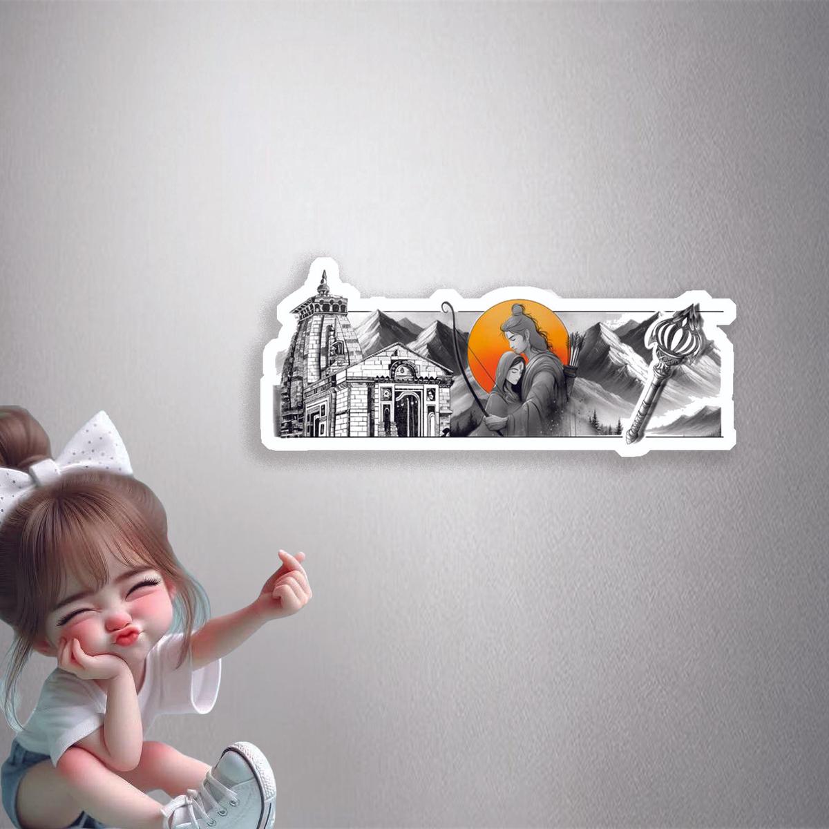 Ram Sita Embrace Premium Vinyl Stickers