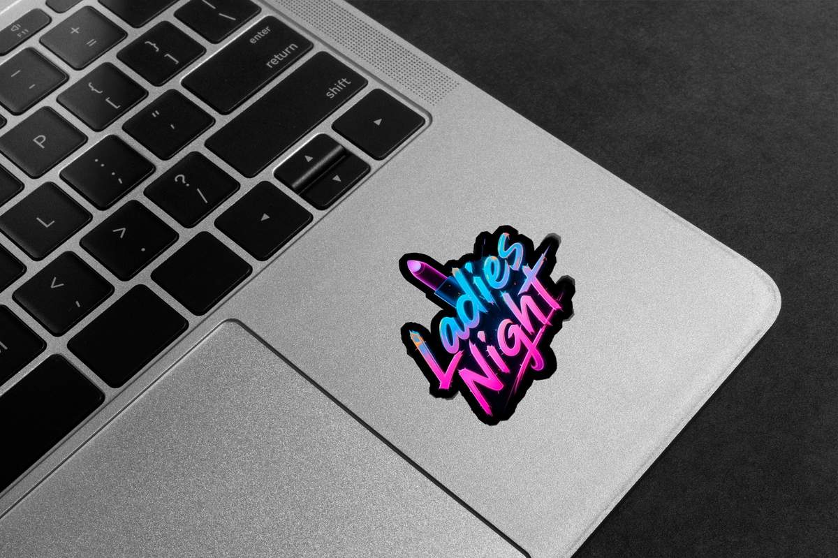 Ladies Night Neon Premium Vinyl Stickers