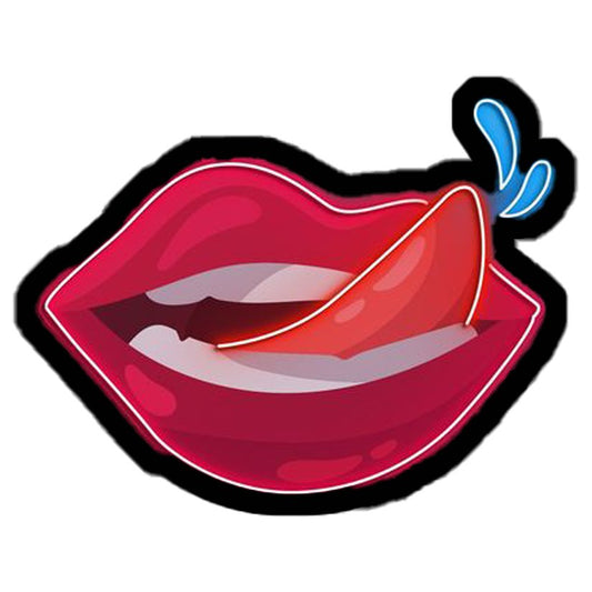 Lips Tongue Drip Premium Vinyl Stickers