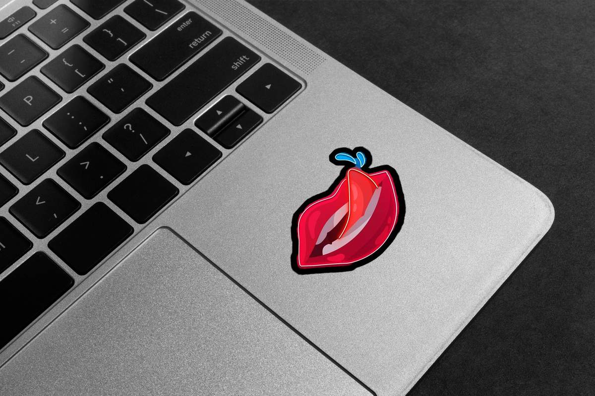 Lips Tongue Drip Premium Vinyl Stickers
