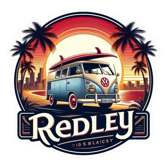 Redley Surf Van Premium Vinyl Stickers