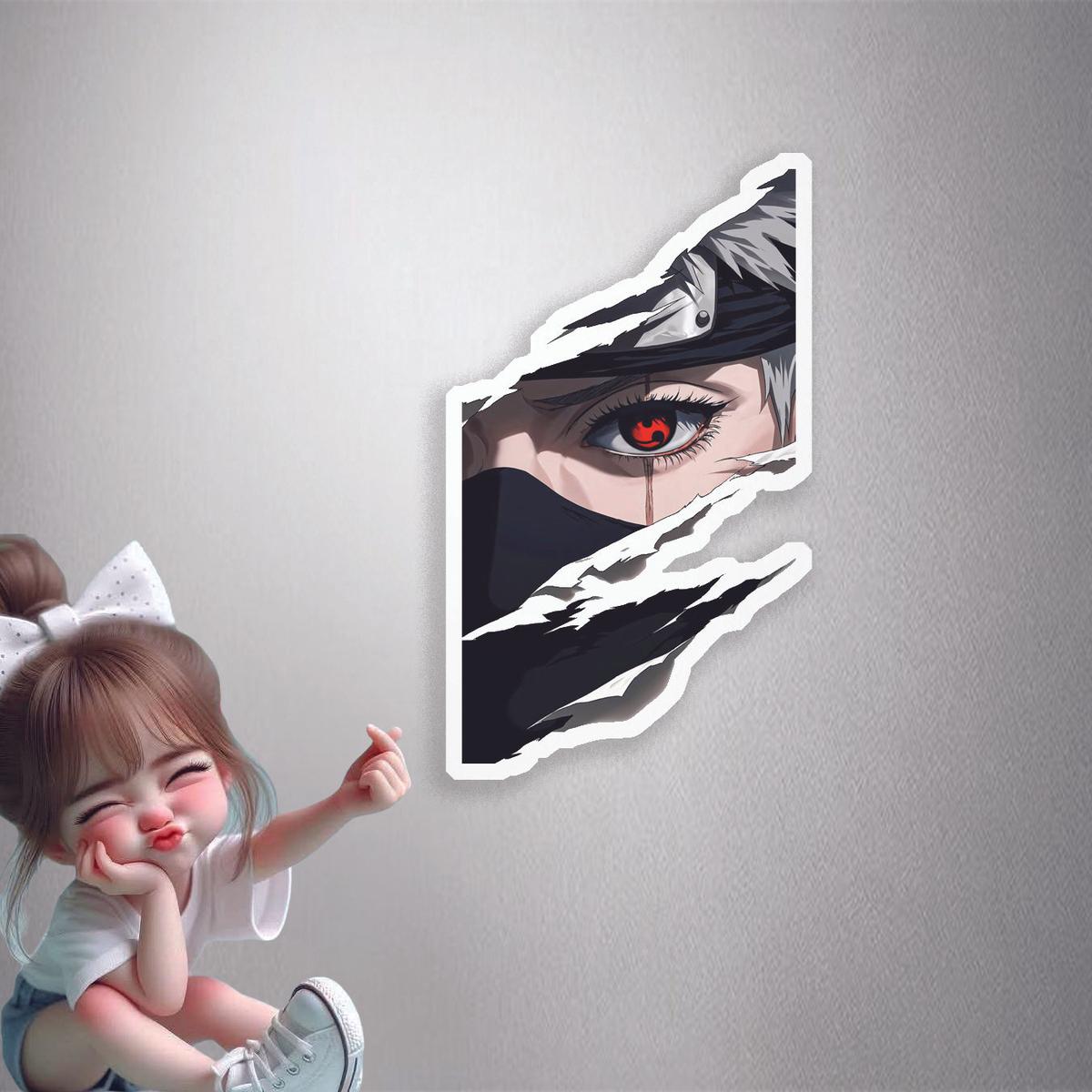 Kakashi Sharingan Eye Premium Vinyl Stickers