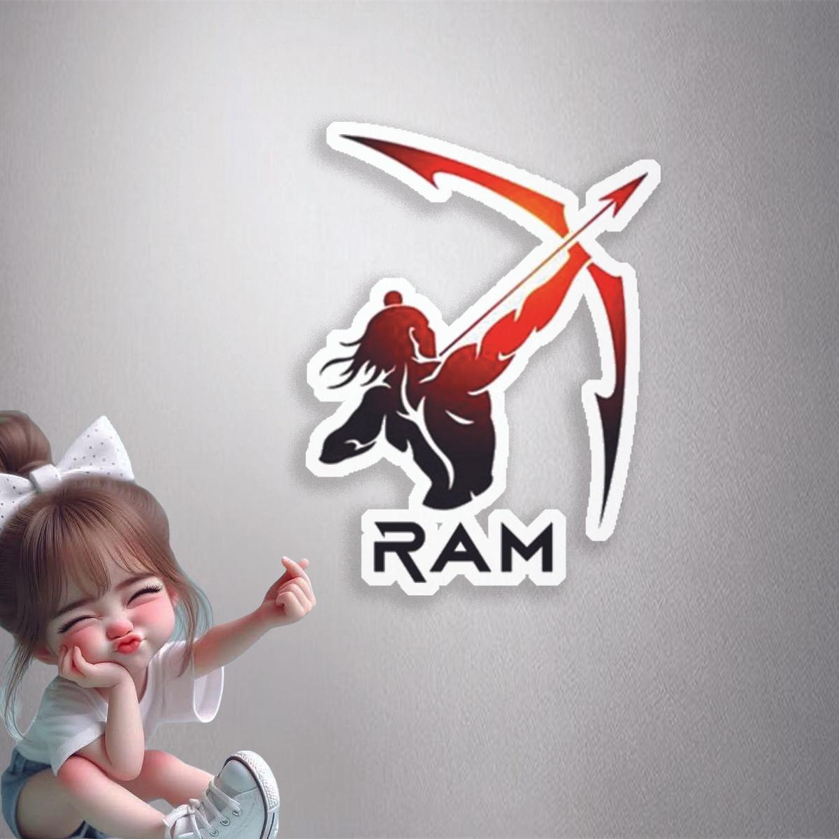 Lord Ram Archer Premium Vinyl Stickers