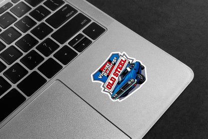 Roadrage Old Steel Car Premium Vinyl Stickers