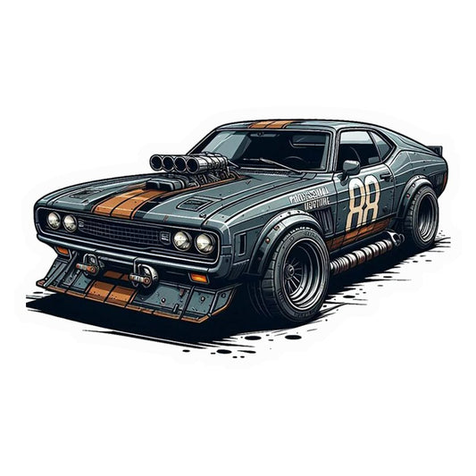 Mad Max Muscle Car Premium Vinyl Stickers