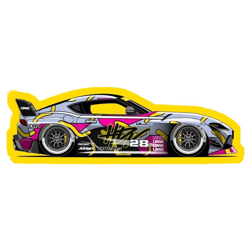 LBWK Tuned Car Premium Vinyl Stickers