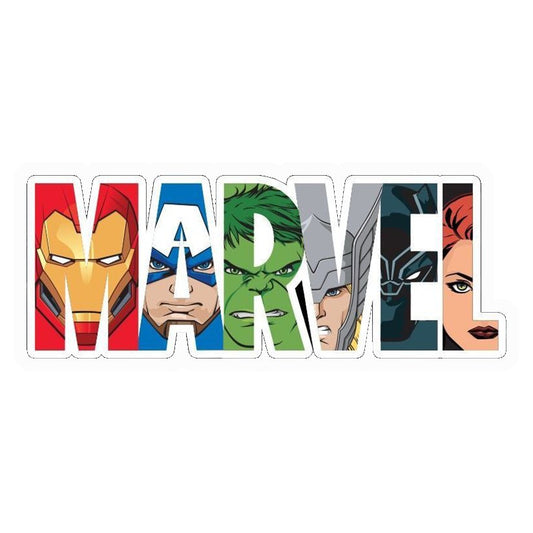 Marvel Heroes Logo Premium Vinyl Stickers