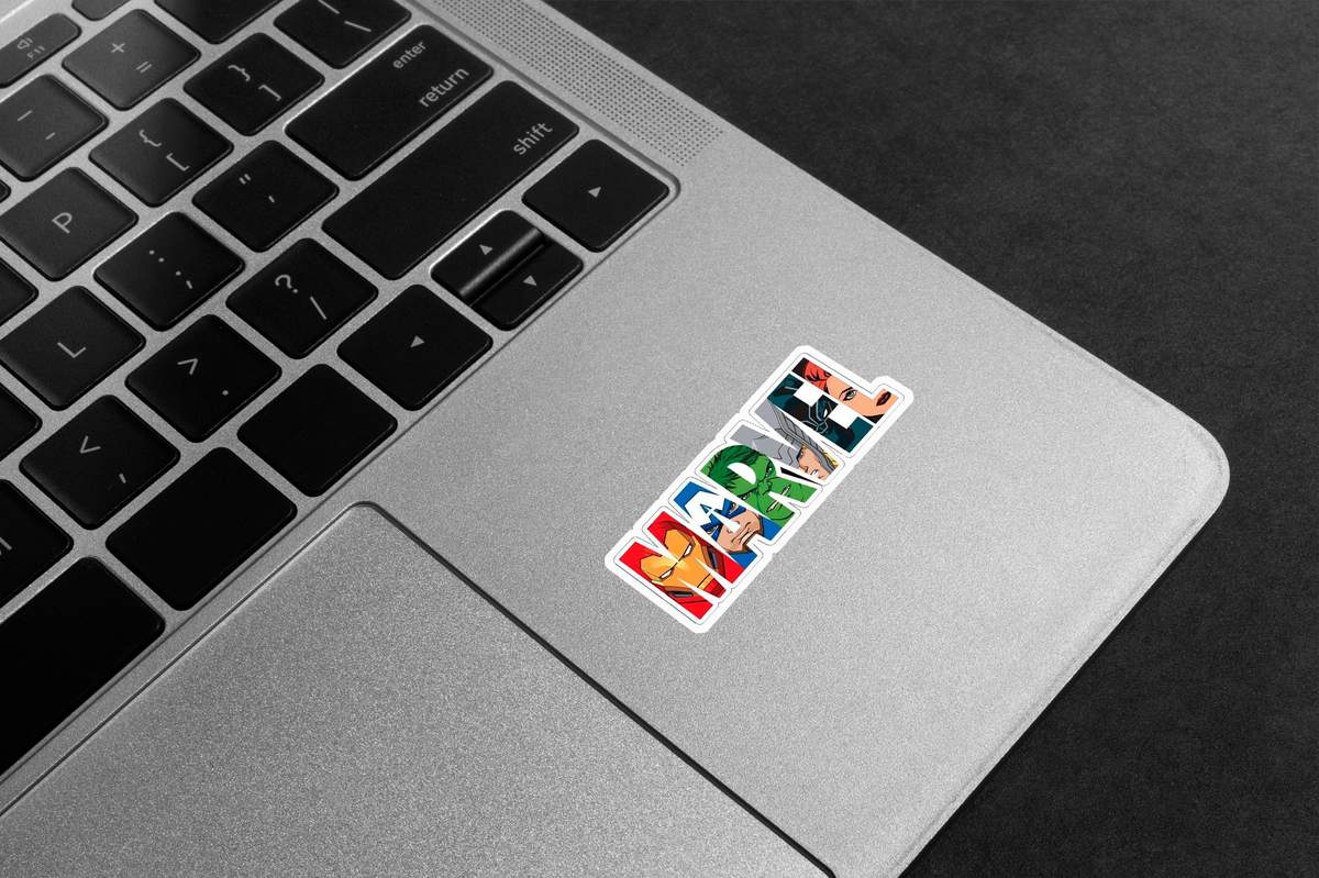 Marvel Heroes Logo Premium Vinyl Stickers