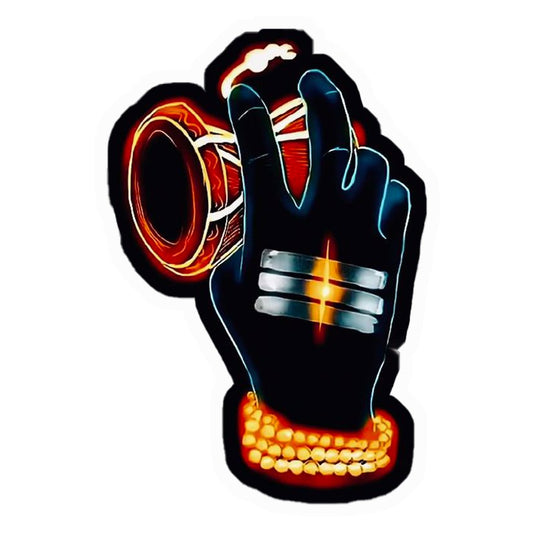 Shiva Damaru Hand Premium Vinyl Stickers