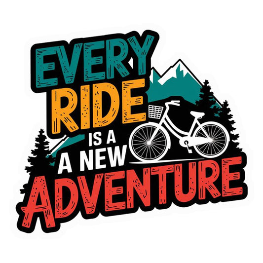 Every Ride Adventure Bike Premium Vinyl Stickers