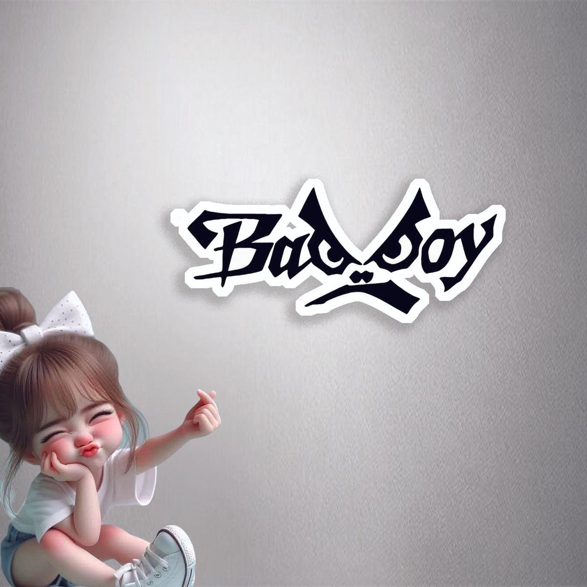 BadBoy Stylized Logo Premium Vinyl Stickers