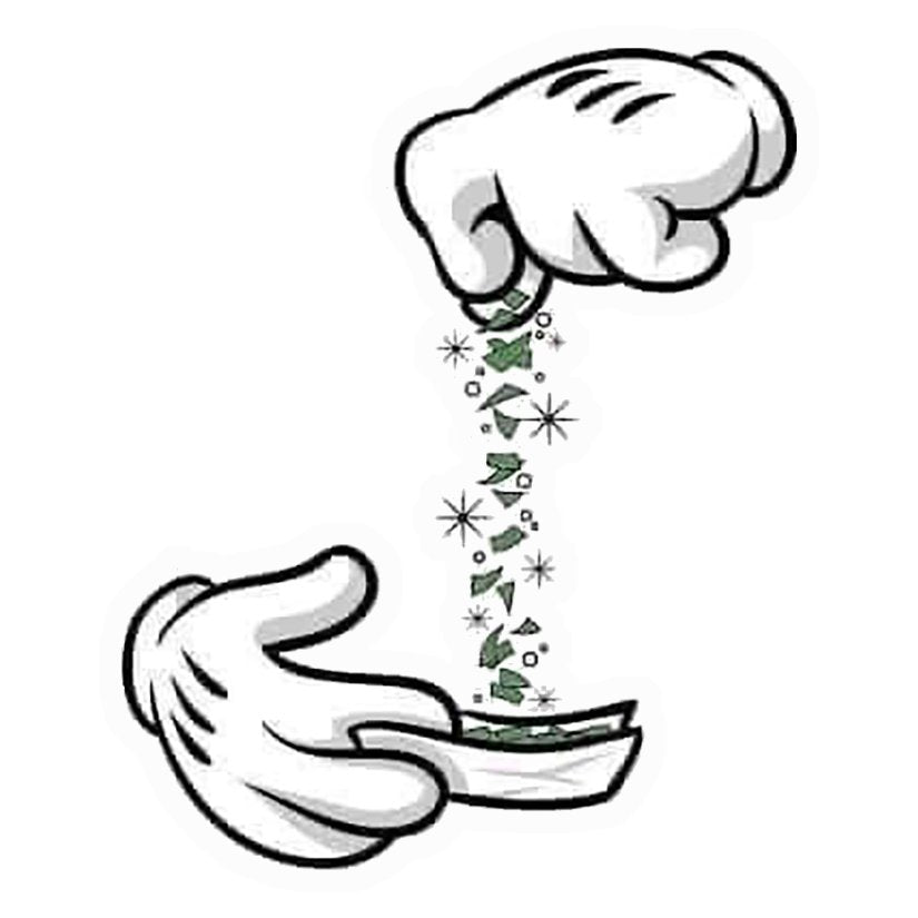Cartoon Hands Rolling Premium Vinyl Stickers