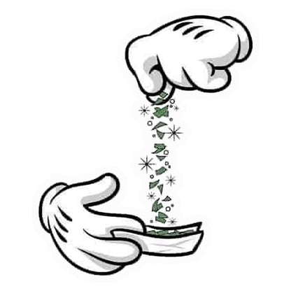Cartoon Hands Rolling Premium Vinyl Stickers