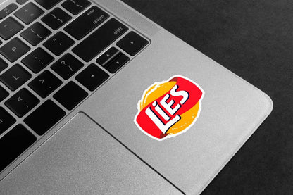 Lies Chips Parody Premium Vinyl Stickers