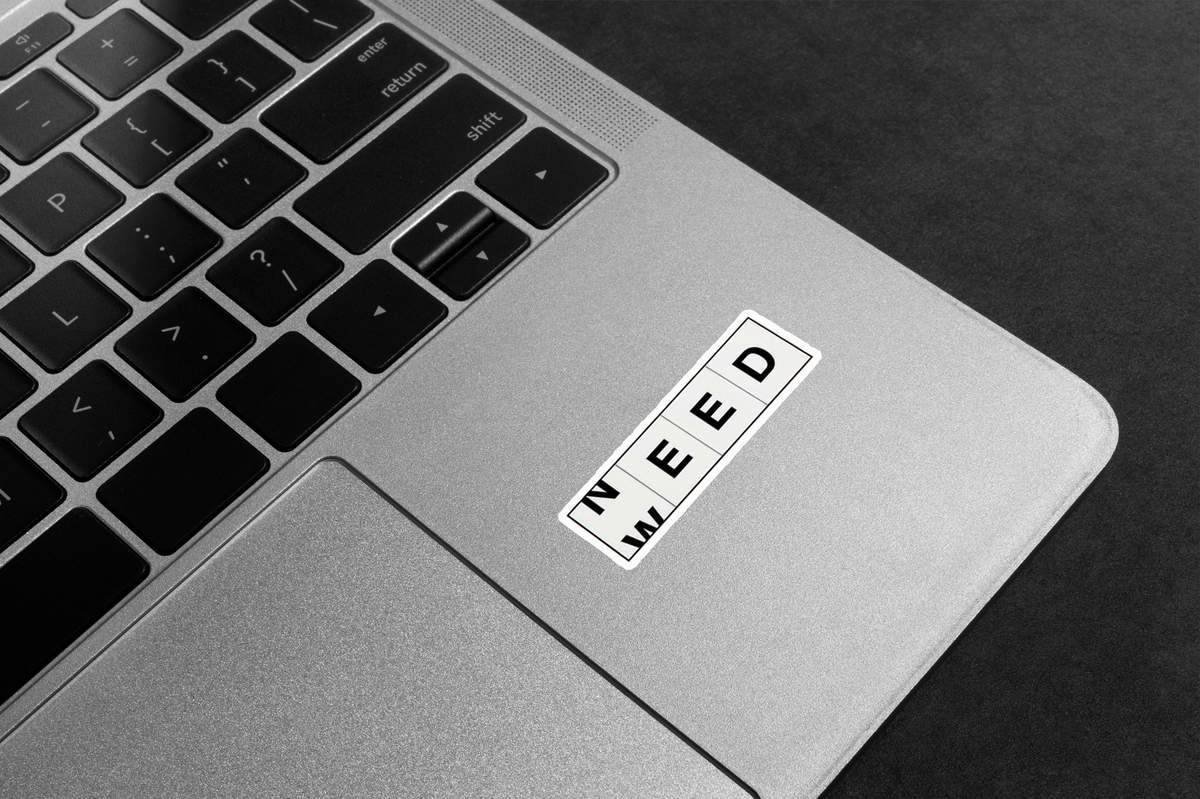 Fragmented Need Word Premium Vinyl Stickers