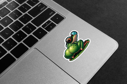 Froggy Booty Glasses Premium Vinyl Stickers