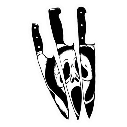 Scream Knives Horror Premium Vinyl Stickers
