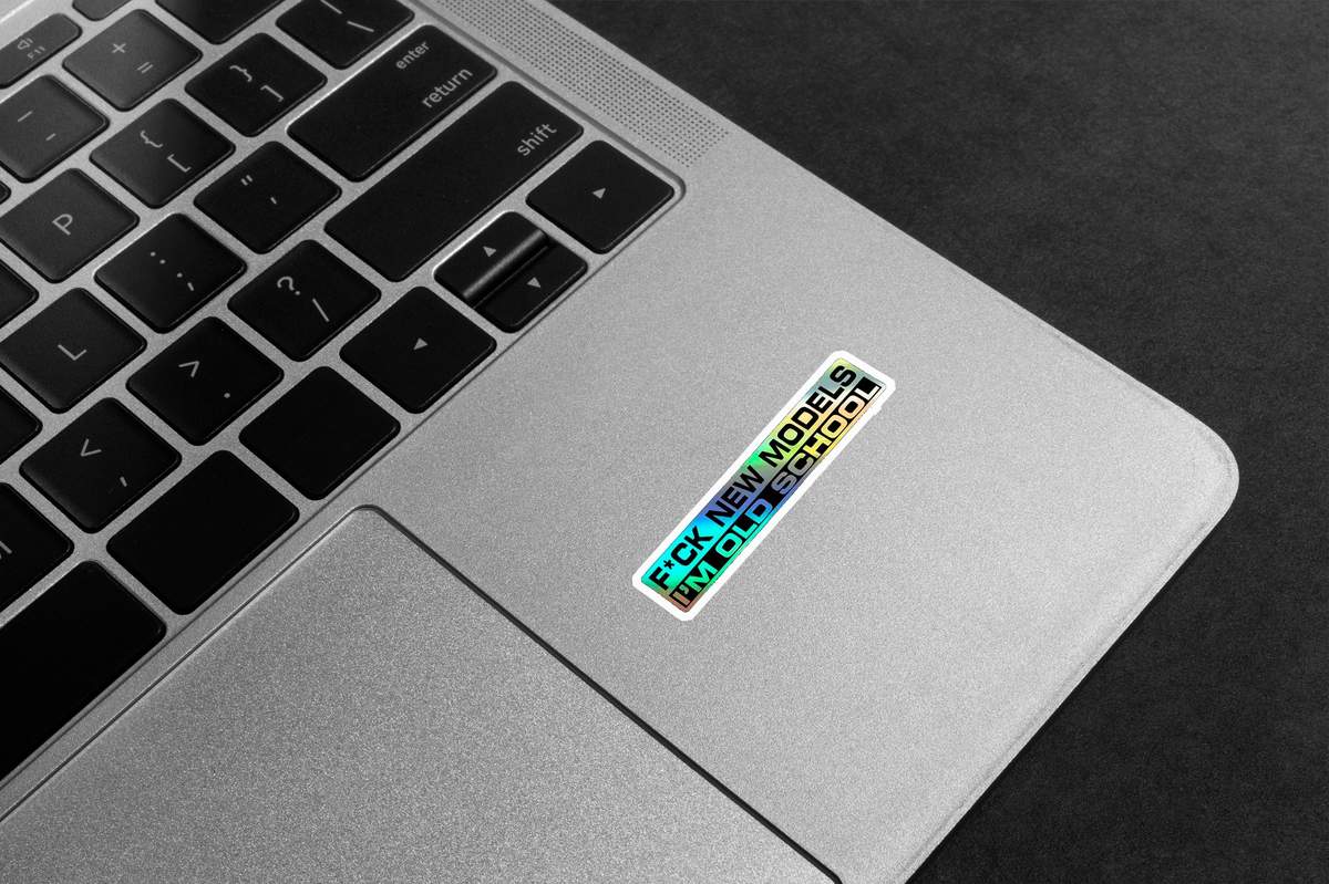 Old School New Models Premium Vinyl Stickers