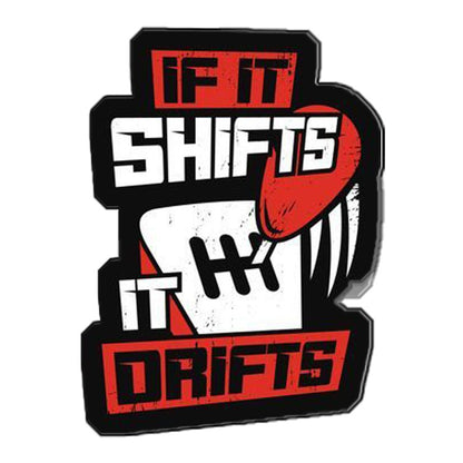 Shifts Drifts Car Premium Vinyl Stickers