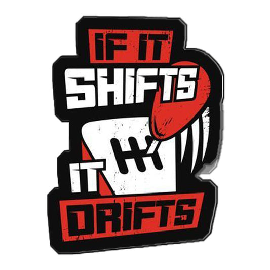 Shifts Drifts Car Premium Vinyl Stickers