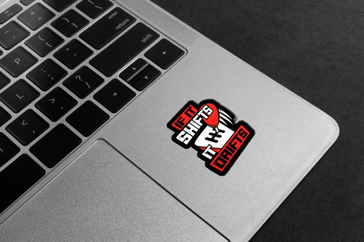 Shifts Drifts Car Premium Vinyl Stickers