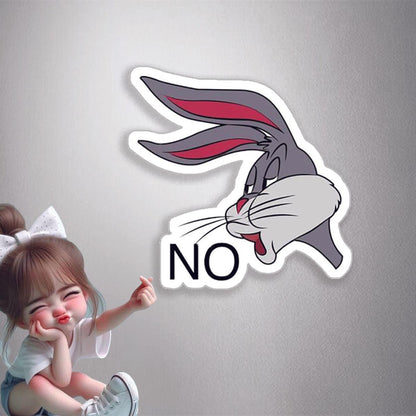 Bugs Bunny No Premium Vinyl Stickers