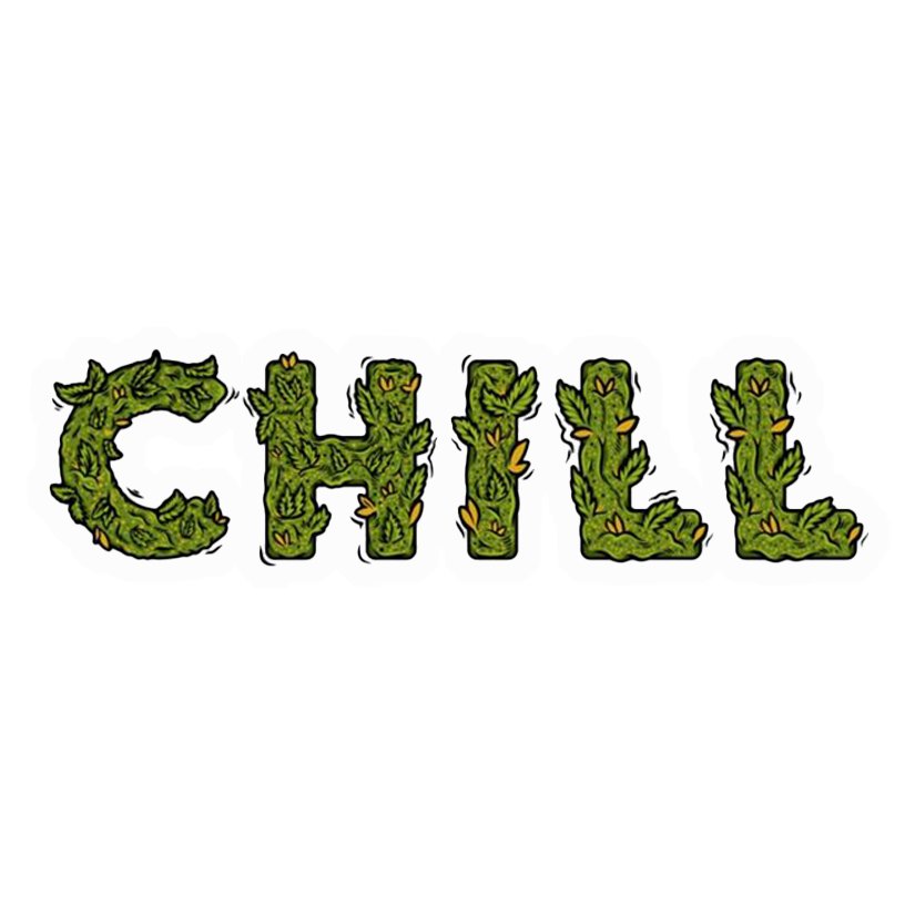 Chill Leaf Style Premium Vinyl Stickers