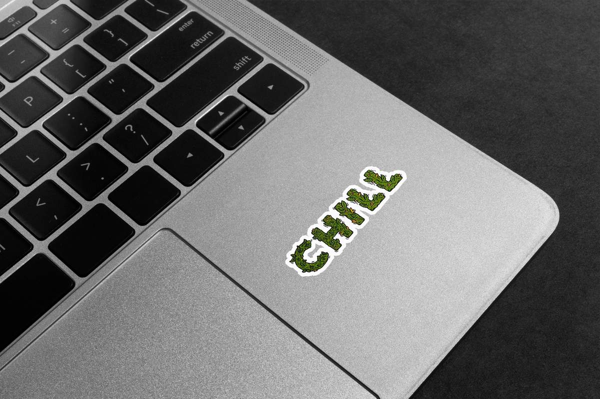 Chill Leaf Style Premium Vinyl Stickers