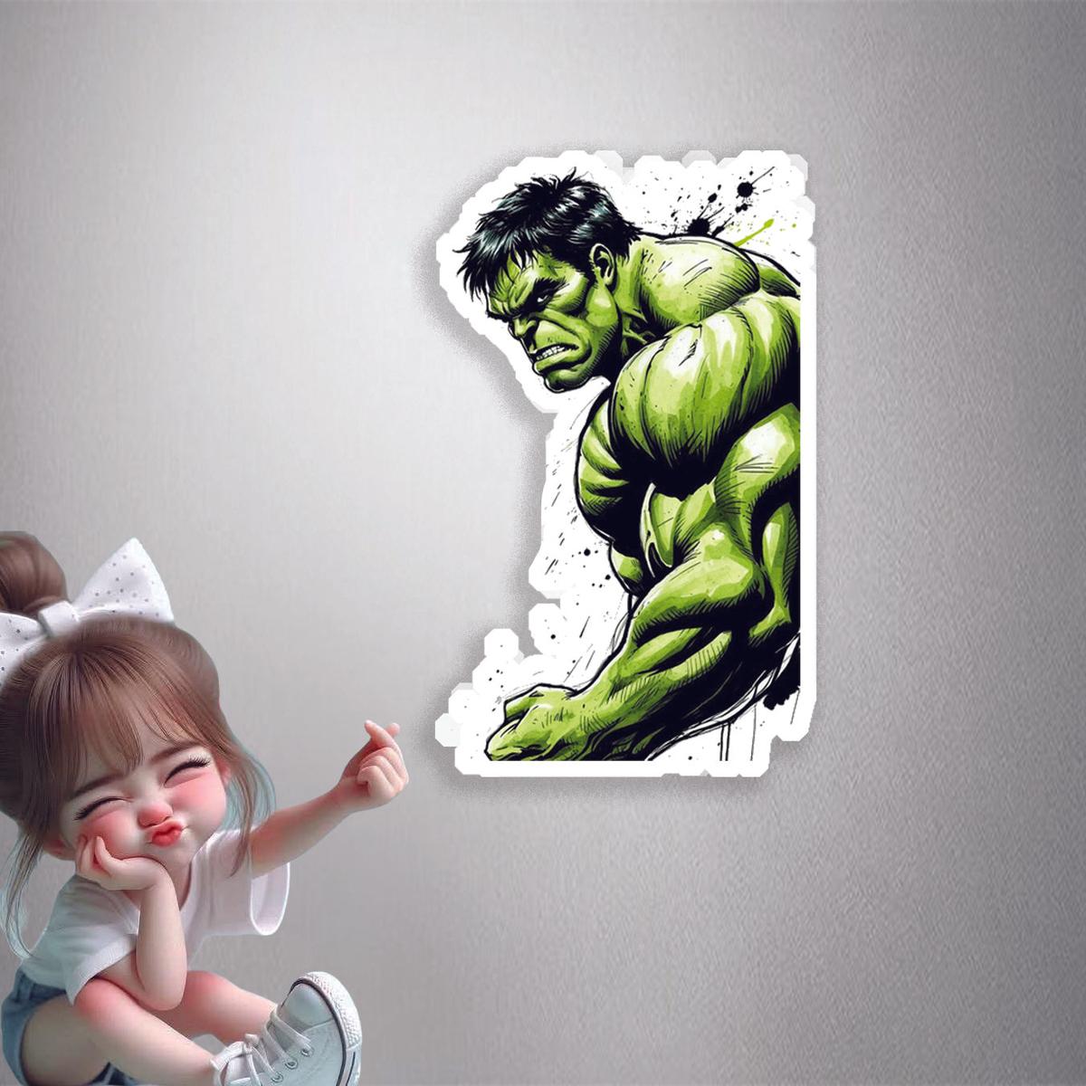 Incredible Hulk Rage Premium Vinyl Stickers