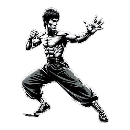 Bruce Lee Martial Arts Premium Vinyl Stickers