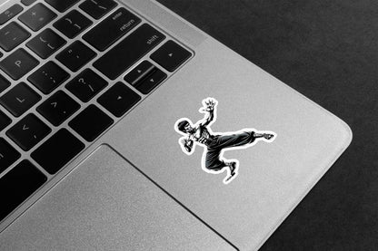 Bruce Lee Martial Arts Premium Vinyl Stickers