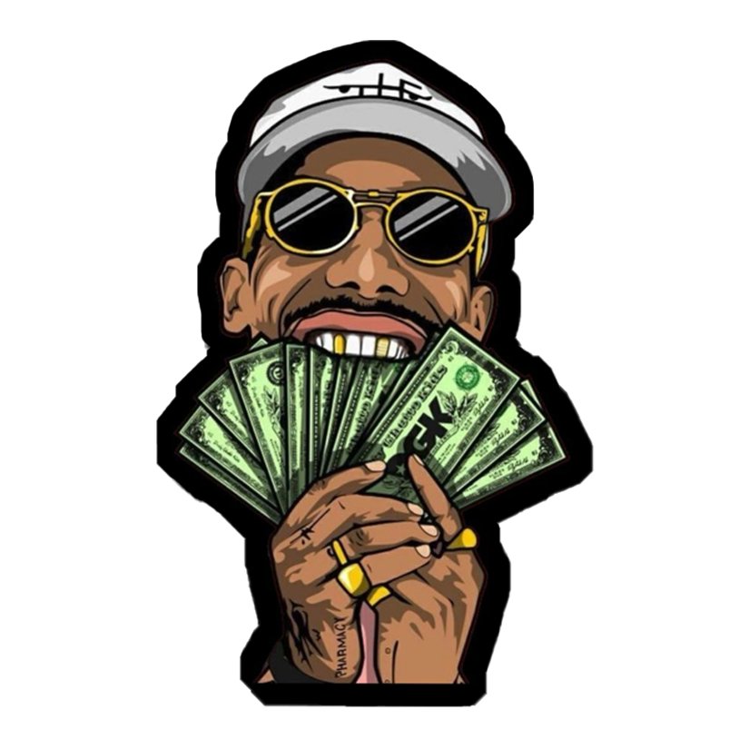 Money Mouth Bling Premium Vinyl Stickers