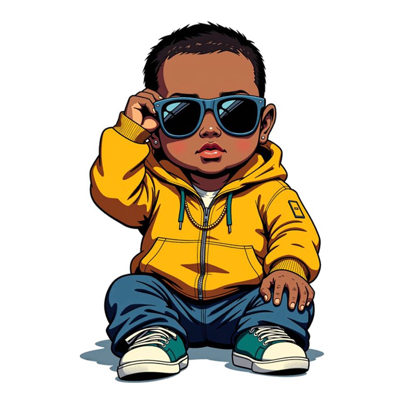 Baby Cool Shades Premium Vinyl Stickers