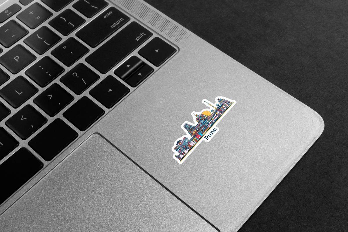 Pune Cityscape Premium Vinyl Stickers