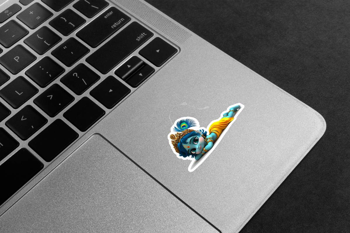 Baby Krishna Adorable Premium Vinyl Stickers