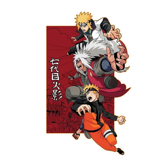 Naruto, Jiraiya & Minato Premium Vinyl Stickers