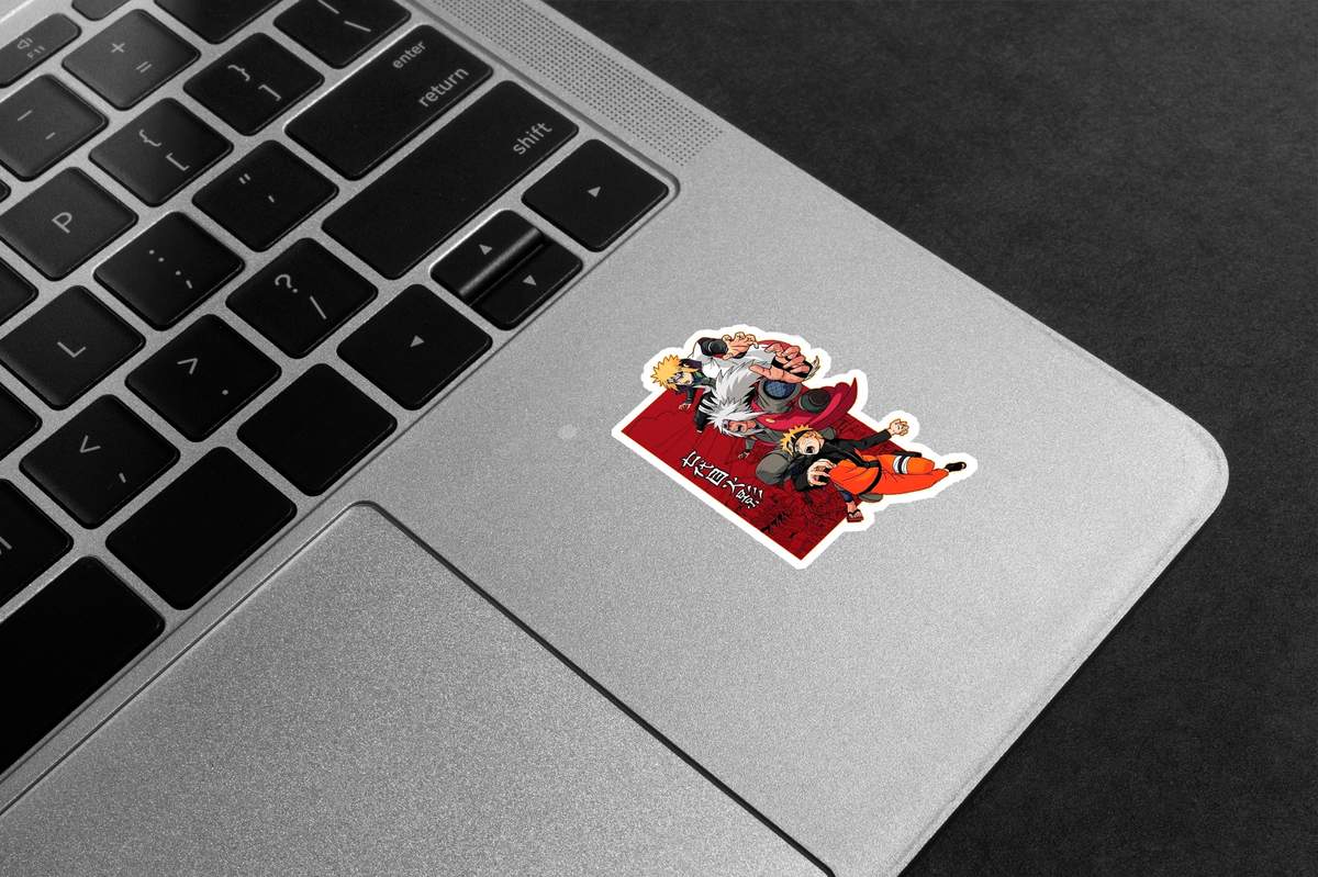 Naruto, Jiraiya & Minato Premium Vinyl Stickers